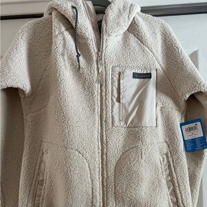 Columbia Cream Full Zip Hoodie